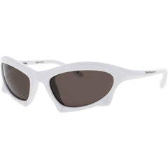 Balenciaga Men's Sunglasses Frame - Wraparound White Acetate Full Rim | BB0229S 004