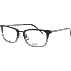 Flexon Men's Frame - Rectangular Brown Horn Gradient Acetate Full Rim | B2021 221