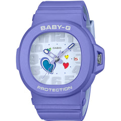 Casio Baby-G BGA-10-6A Women's Purple Resin Analog Watch, 42mm, 100M Water Resistant