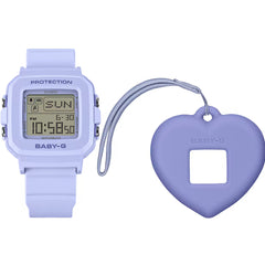 Casio Baby-G Plus BGD-10KH-2B Navy Digital Watch for Women, Heart Holder, 100M WR