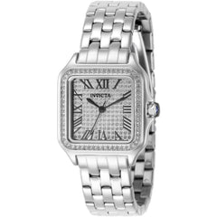 Invicta Angel 50623 Women's Stainless Steel Quartz Watch, 28mm, Silver Dial