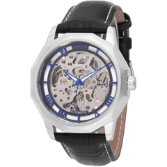 Invicta 69126 Objet D Art Men’s Automatic Skeleton Dial Leather Watch 42mm