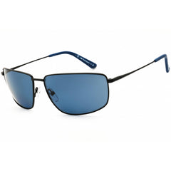 BMW Men's Sunglasses - Matte Black Metal Rectangular Shape Full Rim Frame | BS0027 02M