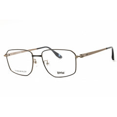 BMW Men's Eyeglasses - Matte Black Titanium Rectangular Full Rim Frame | BW5101-H 002
