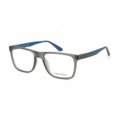 Calvin Klein Men's Eyeglasses - Crystal Grey Plastic Full Rim Frame | CK21505 020