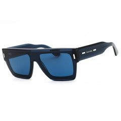 Calvin Klein Unisex Sunglasses - Blue Rectangular Shape Full Rim Frame | CK24502S 438