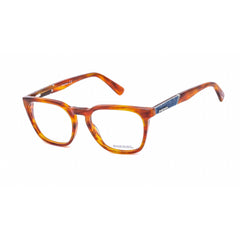Diesel Men's Eyeglasses - Red Havana Plastic Rectangular Full Rim Frame | DL5256 054