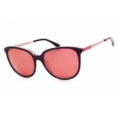 Draper James Women's Sunglasses - Merlot Acetate Oval Full Rim Frame | DJ7038 604