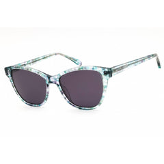 Draper James Women's Sunglasses - Teal Floral Cat Eye Full Rim Frame | DJ7042 316