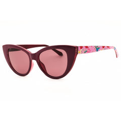 Draper James Women's Sunglasses - Cat Eye Merlot Injected Propionate | DJ7056 604