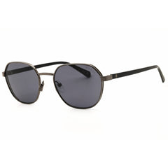 Guess Men's Designer Sunglasses - Round Shiny Gunmetal Metal Full Rim | GU00116 08A