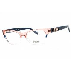 Guess Women's Eyeglasses - Blue/Pink/Clear Full Rim Cat Eye Shape Frame | GU2979 092