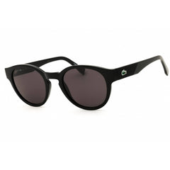 Lacoste Unisex Sunglasses - Round Black Injected Propionate Full Rim | L6000S 001