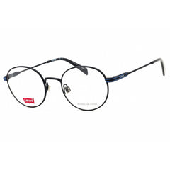 Levi's Women's Designer Eyeglasses - Round Matte Blue Metal Full Rim | LV 1030 FLL