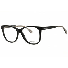 Max & Co Women's Eyeglasses - Shiny Black Acetate Full Rim Oval Frame | MO5075 001