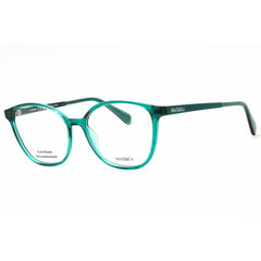 Max & Co Women's Eyeglasses - Dark Green Propionate Full Rim Round Frame | MO5107 098