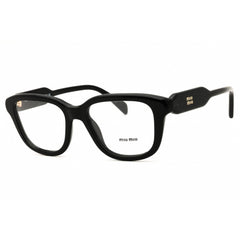 Miu Miu Women's Eyeglasses - Black Rectangular Shape Full Rim Frame | 0MU 02ZV 16K1O1