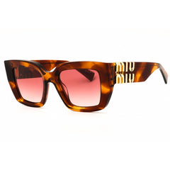 Miu Miu Women's Sunglasses - Striped Tobacco Full Rim Frame | 0MU B05S 26E50U5 1
