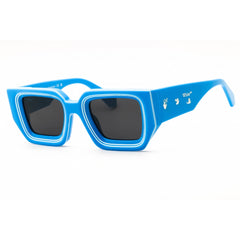 Off-White Unisex Designer Sunglasses - Rectangular Blue Full Rim | FRANCISCO AF 14507
