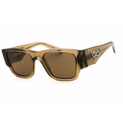 Prada Women's Sunglasses - Bark Acetate Rectangular Full Rim Frame | 0PR 10ZS 22H90F