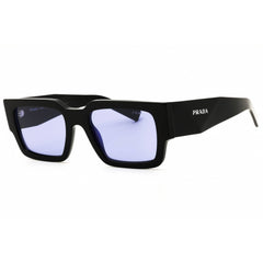 Prada Men's Designer Sunglasses - Rectangular Black Acetate Full Rim | 0PR B17S 16K01O