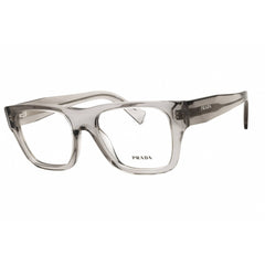 Prada Men's Eyeglasses - Rectangular Transparent Hematite Grey | 0PR C01V 18J1O1