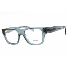 Prada Men's Eyeglasses - Rectangular Transparent Ocean Full Rim | 0PR C01V 17T1O154