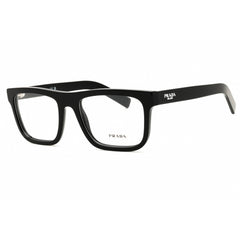 Prada Men's Designer Eyeglasses - Rectangular Black Acetate Full Rim | 0PR C03V 16K1O1