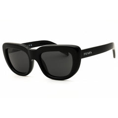 Prada Women's Sunglasses - Cat Eye Polished Black Acetate Full Rim | 0PR D07S 16K08Z53