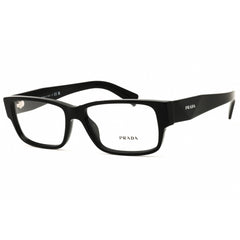 Prada Men's Designer Eyeglasses - Rectangular Glossy Black Full Rim | PR B09V 16K1O1