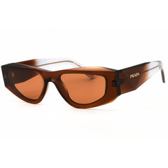 Prada Women's Designer Sunglasses - Cat Eye Chocolate Brown Full Rim | PR B19S 25F90Q