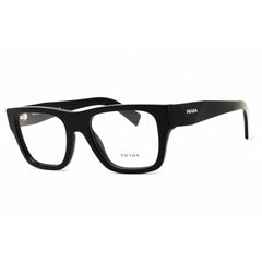 Prada Men's Designer Eyeglasses - Rectangular Glossy Black Full Rim | PR C01V 16K1O1