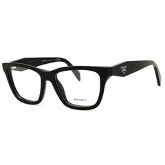 Prada Women's Designer Eyeglasses - Rectangular Glossy Black Full Rim | PR C10V 16K1O1