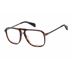 Rag and Bone Men's Eyeglasses - Rectangular Shape Havana Ruthenium | RNB 7006 03MA 00