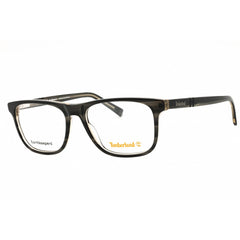 Timberland Men's Designer Eyeglasses - Rectangular Grey/Black Full Rim | TB50022 020