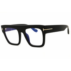 Tom Ford Women's Designer Sunglasses - Rectangular Shiny Black Full Rim | FT0847 001