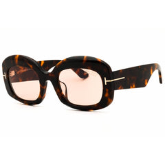 Tom Ford Women's Designer Sunglasses - Oversized Dark Havana Full Rim | FT1219-F 52Y