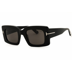 Tom Ford Women's Sunglasses - Shiny Black Full Rim Rectangular Frame | FT1188 01A