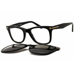 Tom Ford Men's Sunglasses - Shiny Black Full Rim Rectangular Frame | FT5970-B 001