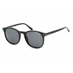 Tom Ford Women's Sunglasses - Shiny Black Metal Full Rim Round Frame | FT0858-N 01A