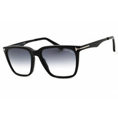 Tom Ford Men's Sunglasses - Shiny Black Full Rim Rectangular Frame, 56mm | FT0862 01B