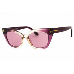 Tom Ford Women's Sunglasses - Cat Eye Violet/Purple/Clear Full Rim Frame | FT1031 83Y