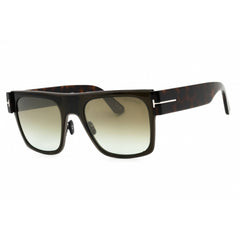 Tom Ford Unisex Designer Sunglasses - Rectangular Mastic Metal Full Rim | FT1073 51G