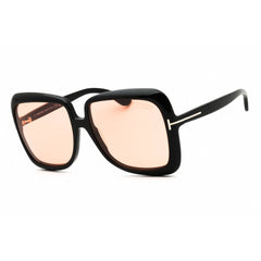 Tom Ford Women's Designer Sunglasses - Oversized Shiny Black Full Rim | FT1156 01E
