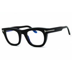 Tom Ford Men's Designer Eyeglasses - Rectangular Shiny Black Full Rim | FT5872-B 001