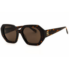 Tommy Hilfiger Women's Designer Sunglasses - Oval Havana Full Rim | TH 2155/S 0086 70
