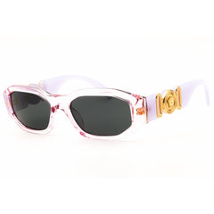 Versace Unisex Sunglasses - Oval Transparent Lavender Full Rim | 0VK4429U 552687