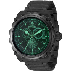Invicta Coalition Forces Spline Command 49202 Men's Watch 50mm Black Steel Quartz