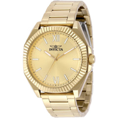 Invicta 50374 Speedway Men's Gold Dial Quartz Watch 42mm Stainless Steel