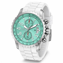 Invicta Specialty Veloquence 69790 Men's Quartz Watch, 47mm Steel Light-Green Dial